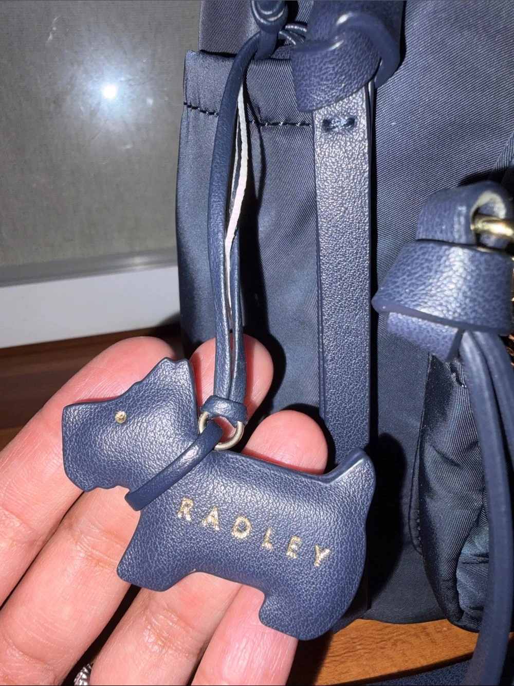 RADLEY LONDON Navy Zip Pocket Backpack